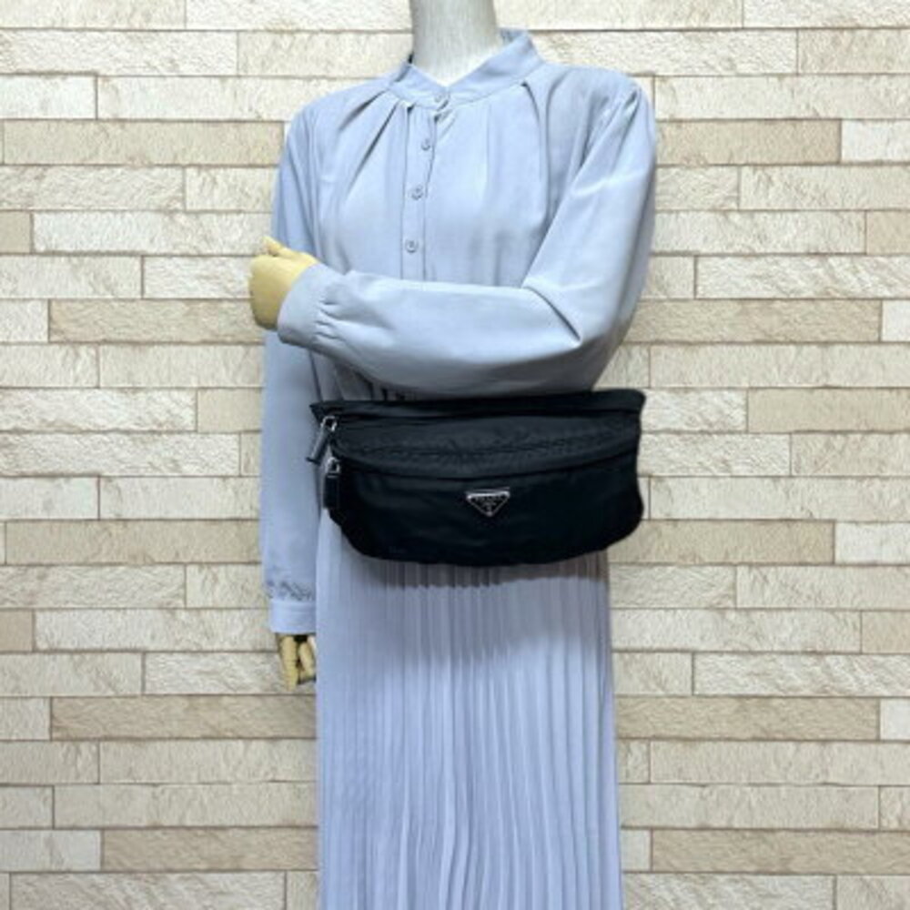 Prada Waist Crossbody Bum bag black body - Picture 2 of 8